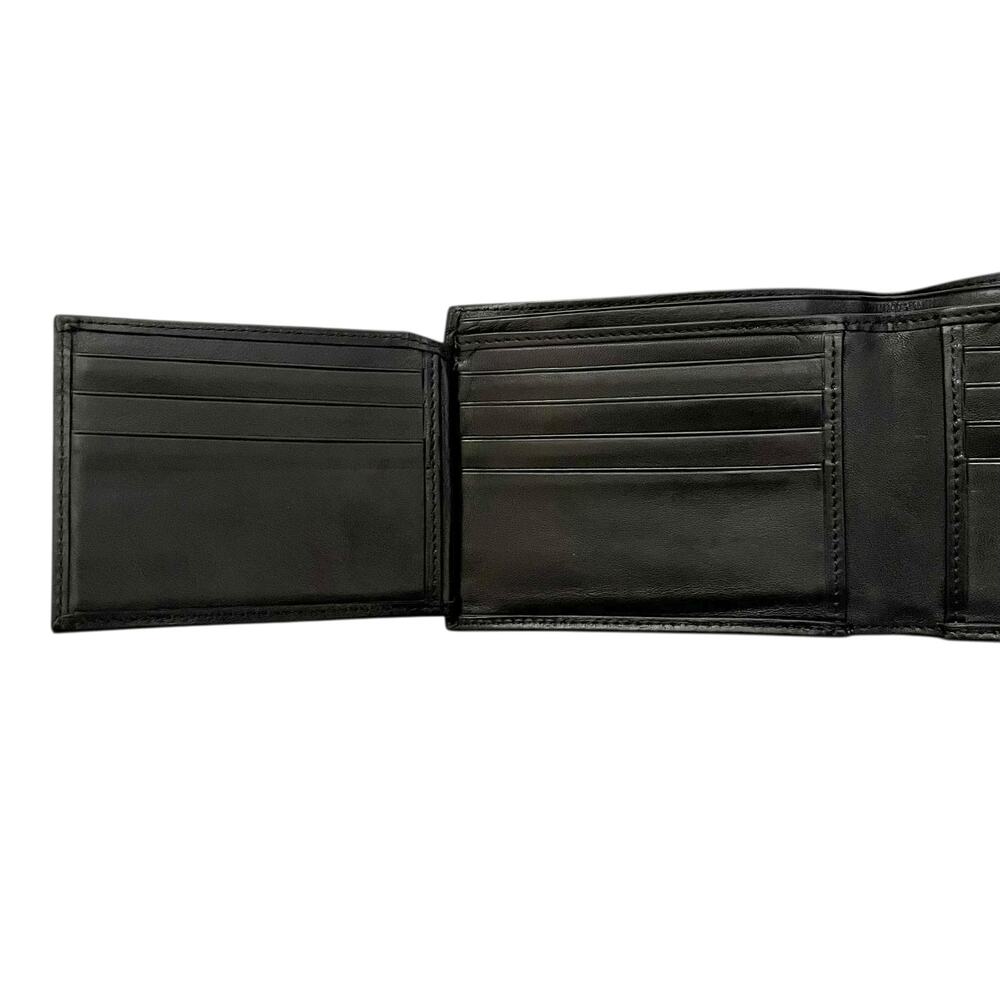 Bosca Essentials Black Old Leather Continental Id… - image 5